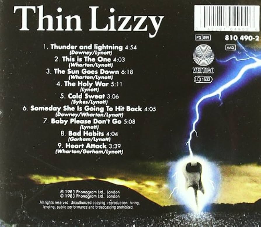 Amazon.co.jp: Thunder & Lightning - Thin Lizzy: ミュージック